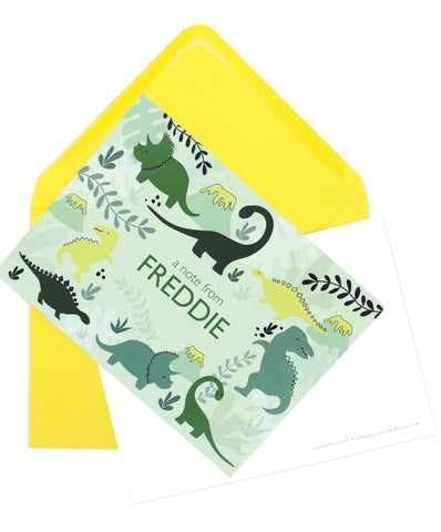 A6 Dinosaur Discovery Personalised Postcard Pack