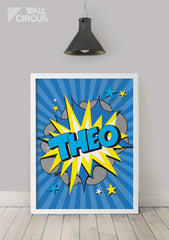 Comic Hero - blue
